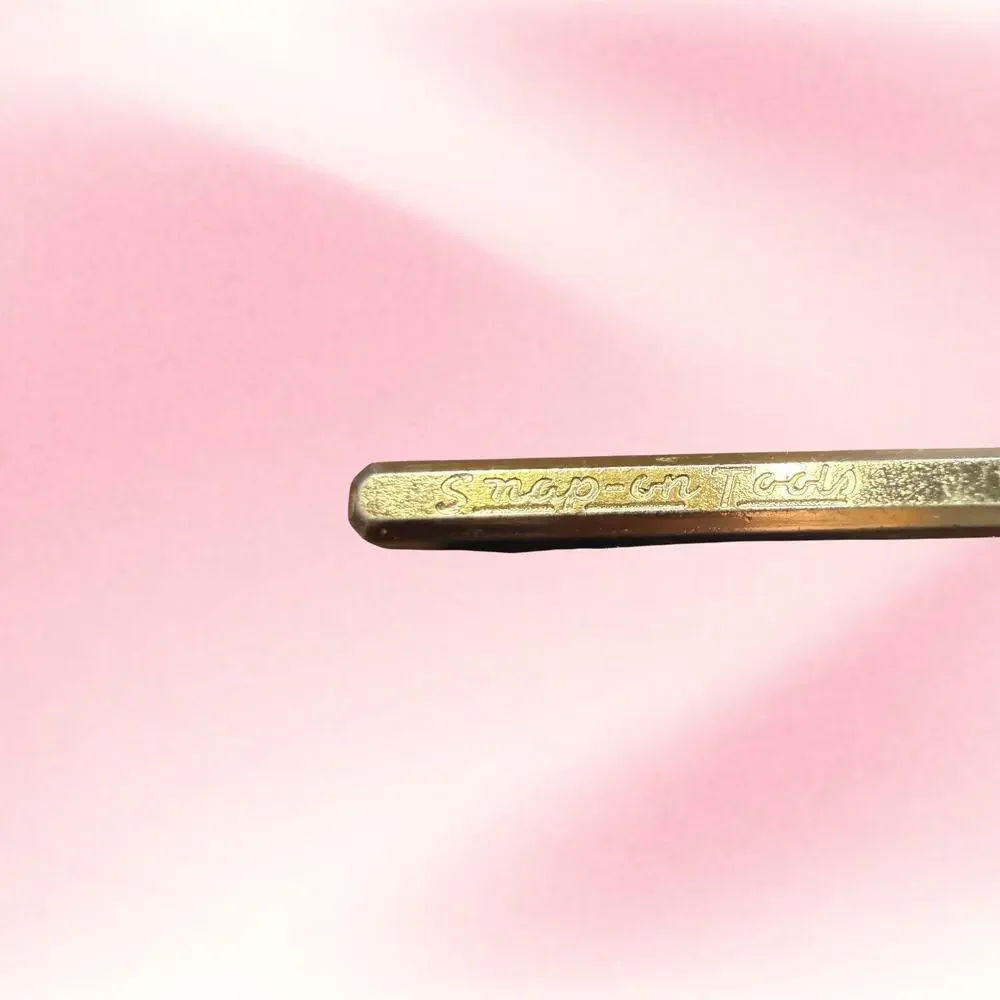 Vintage Snap-on Tools Chisel Tie Clip Gold Tone Mechanic Advertising MCM
